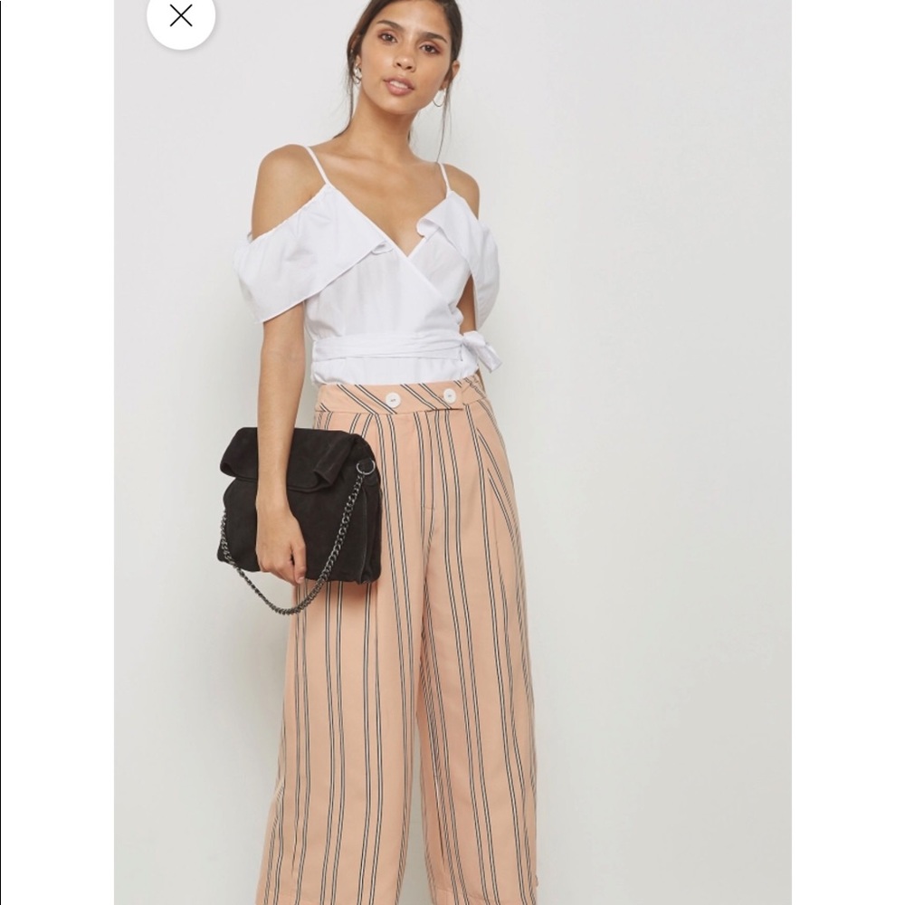 Top Shop stripe trousers